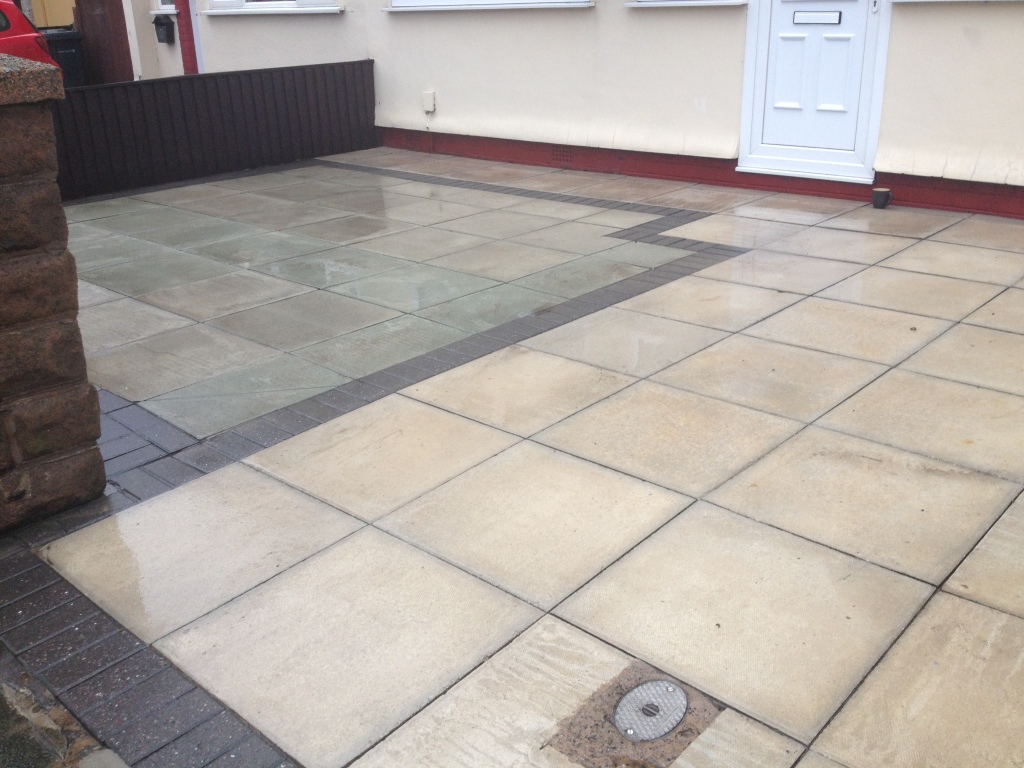 image of driveway cleaning in crosby nr liverpool